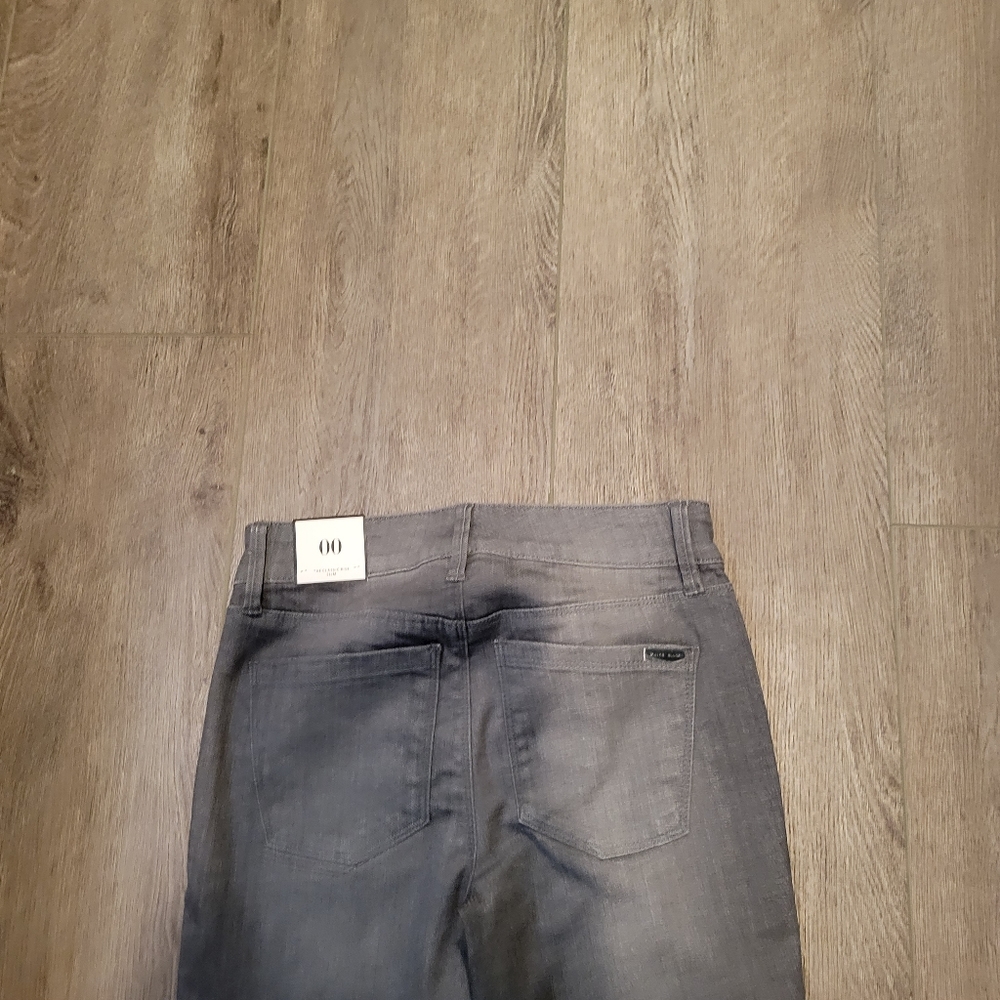 Brand new white house black market jeans gray with beading - Picture 2 of 3